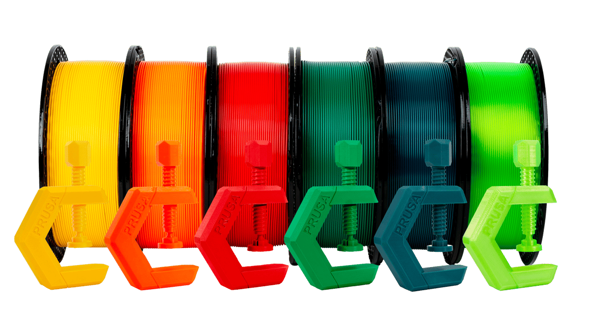 Prusament PETG Color Palette