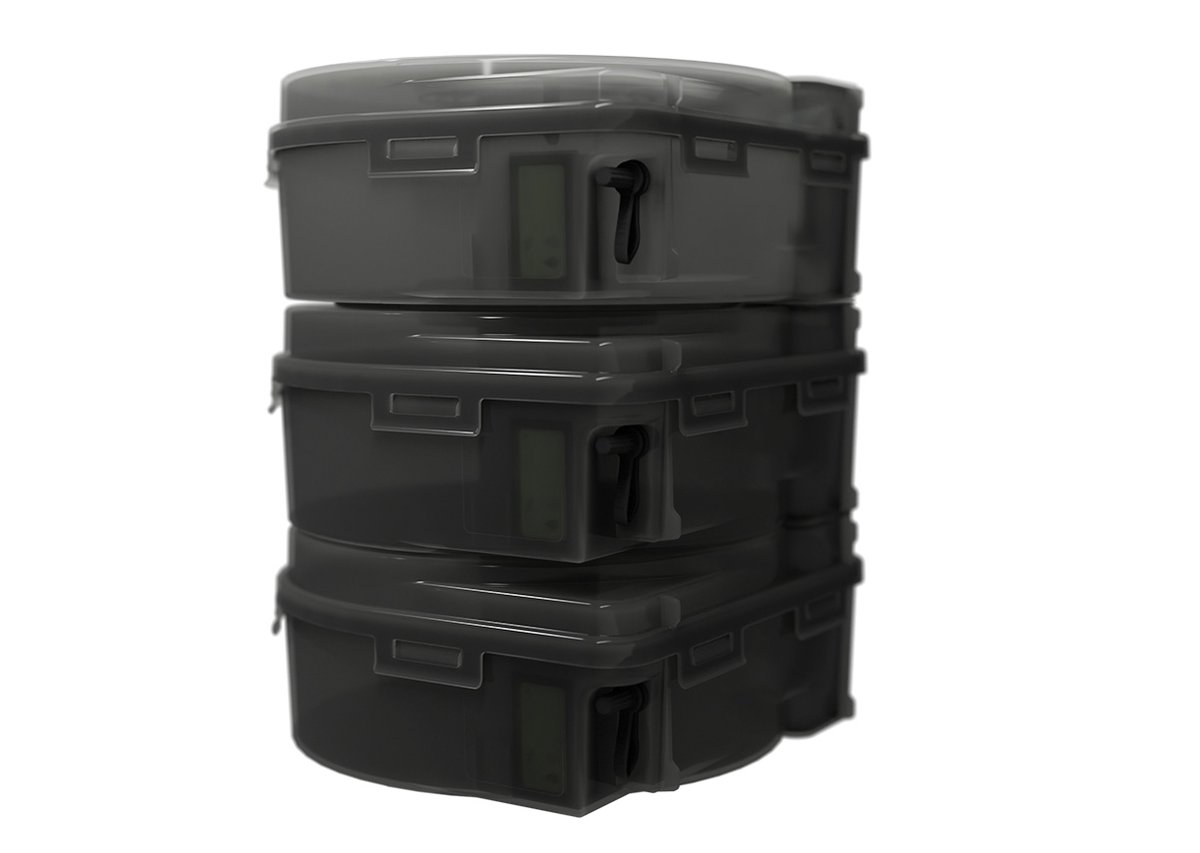 Multiple dryboxes stacked vertically