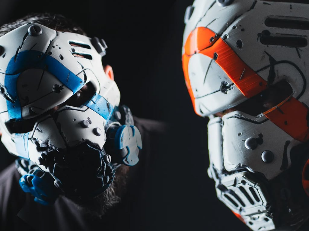 Full-size helmets printed on the Prusa CORE One L+