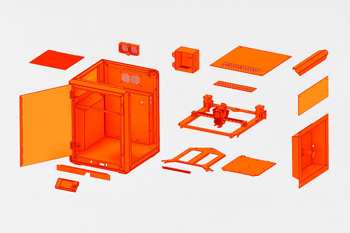 Prusa-Fertigungshalle