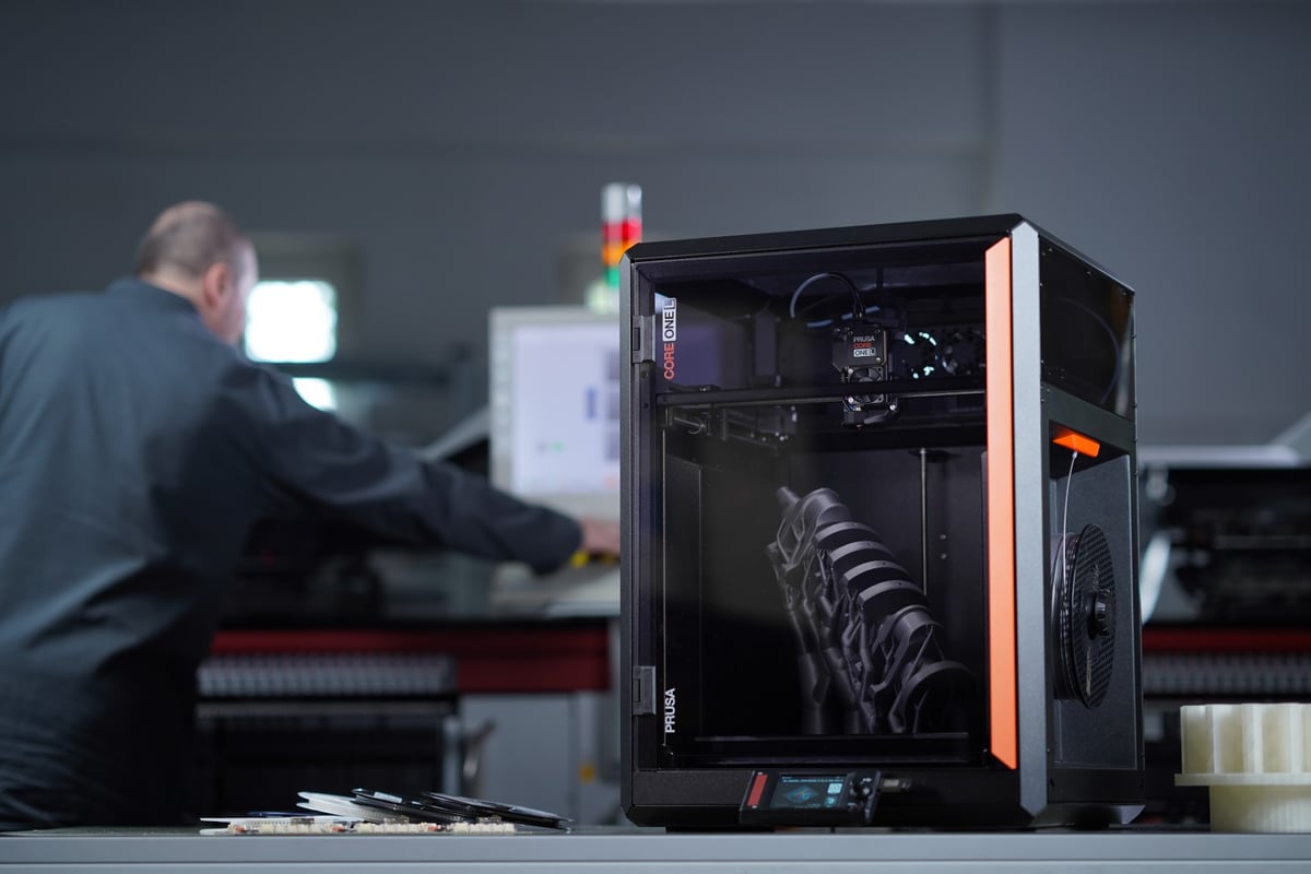 Prusa printer in a defence manufacturing environment