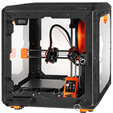 Original Prusa MINI+, une imprimante compacte avec des pièces imprimées orange