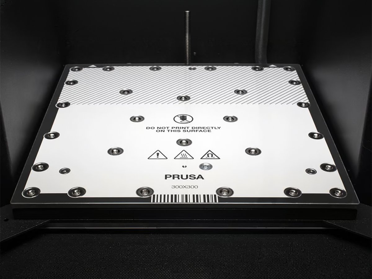 Stahlrahmen eines Prusa-Druckers