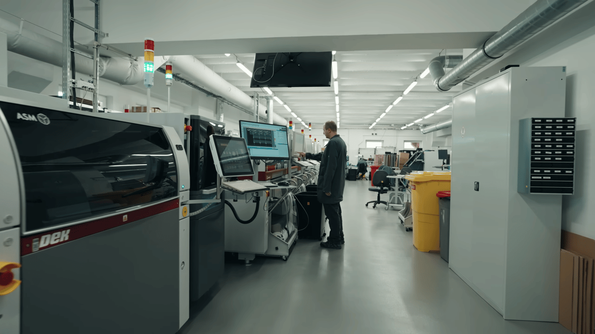 Produktionshalle bei Prusa Research