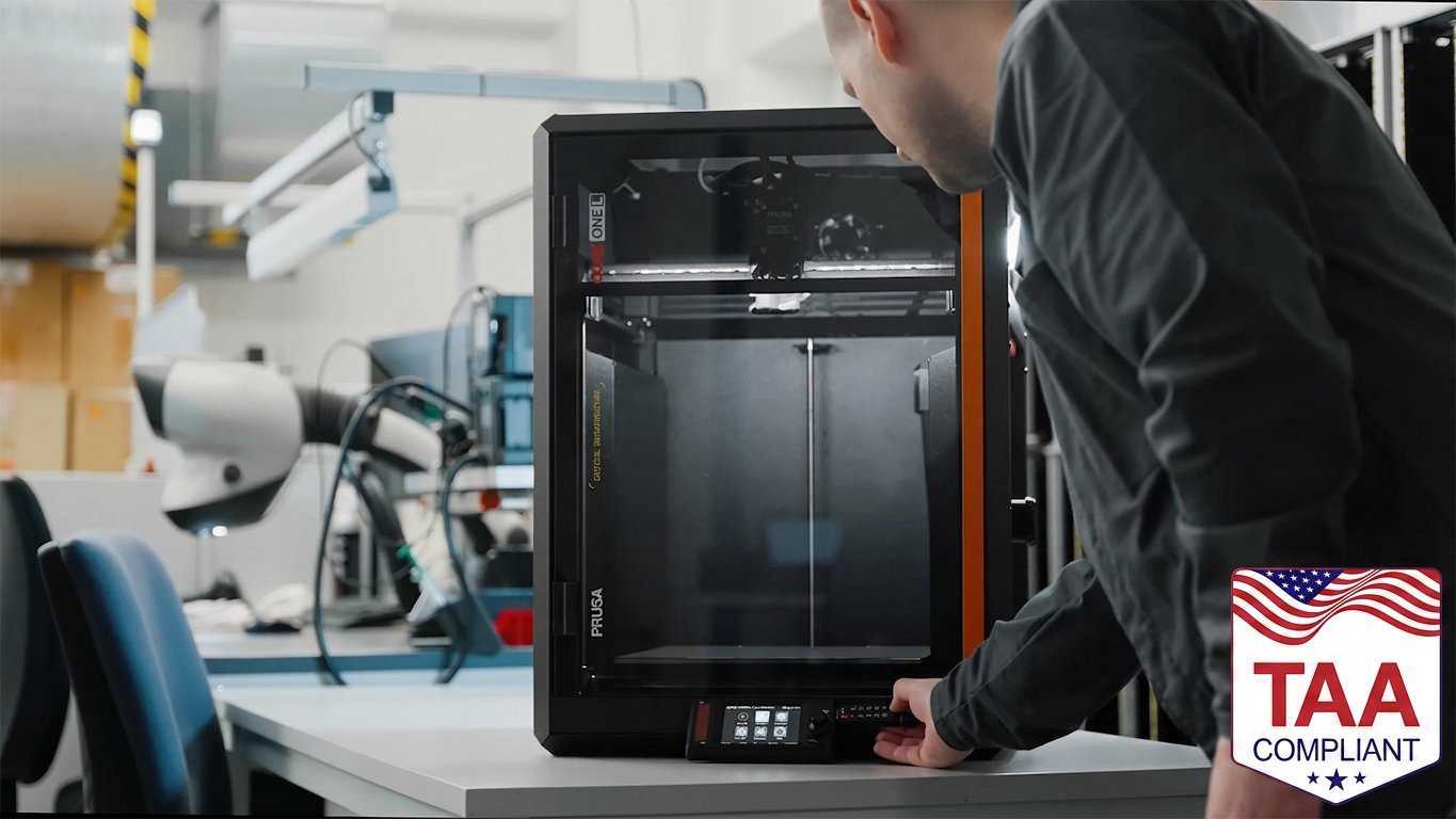 Prusa Core ONE L CI Edition in secured environment