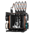 The Original Prusa XL+, a large toolchanger printer carrying five heads