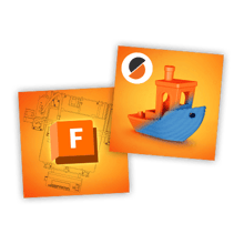 Un graphique marketing pour une promotion Black Friday présentant les cours en ligne de la Prusa Academy, y compris des cartes pour la modélisation 3D et la formation PrusaSlicer.