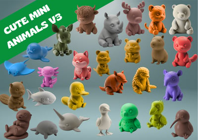 Cute Mini Animals Edition 3