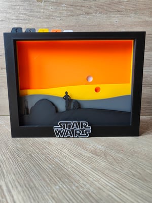 Star Wars Tatooine Shadow Box (A)