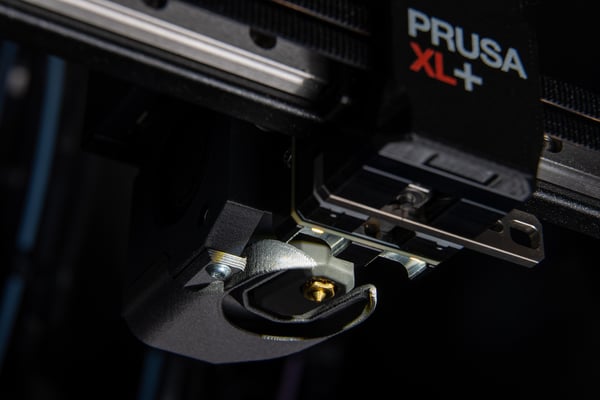 Macro detail of a Prusa nozzle tip