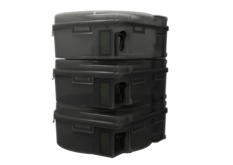 Multiple dryboxes stacked vertically