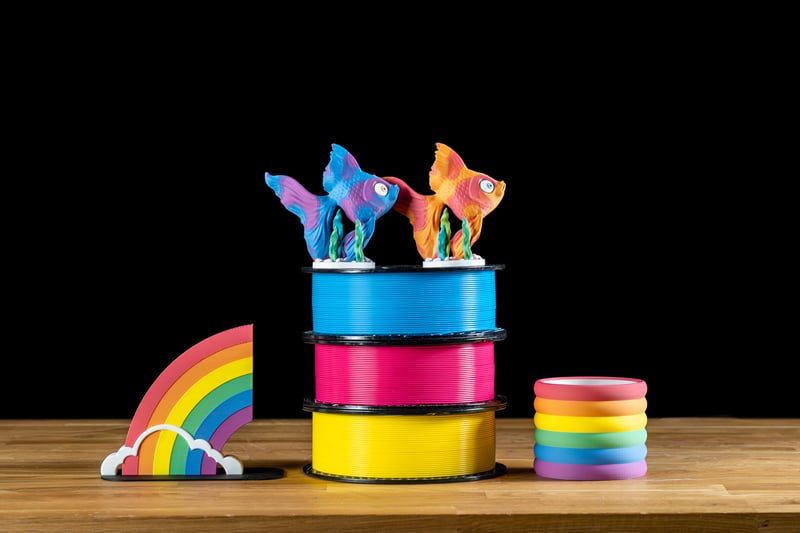 CMYK filaments
