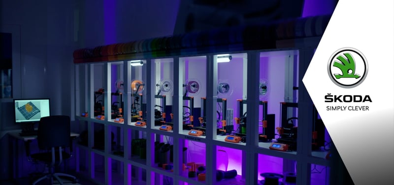 Škoda Auto production line using 3D-printed manufacturing aids