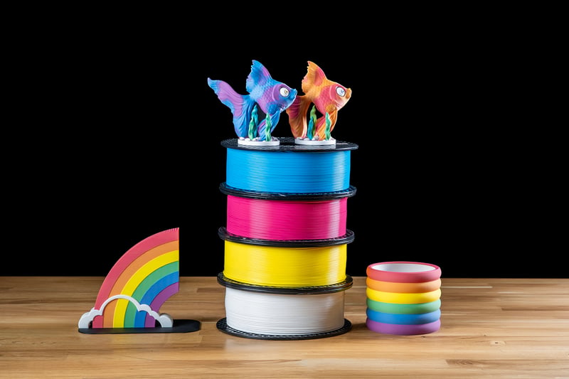CMYK filaments